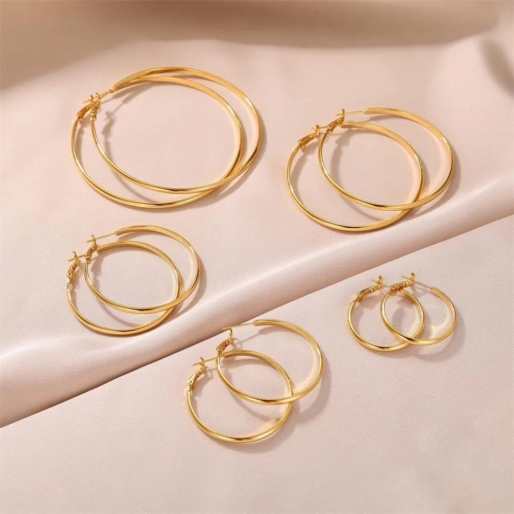Variedad Argollas Oro Laminado